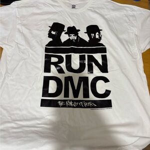 RUN DMC Graphic White T-Shirt